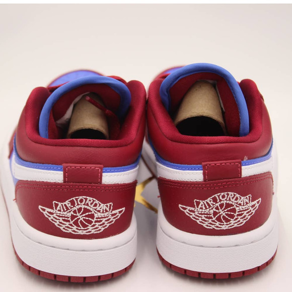 Air Jordan 1 Low Pomegranate Medium Blue Women's Size 5.5 DC0774 604 - Picture 3 of 10